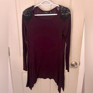 Apt 9-Cranberry Top-Size XSmall